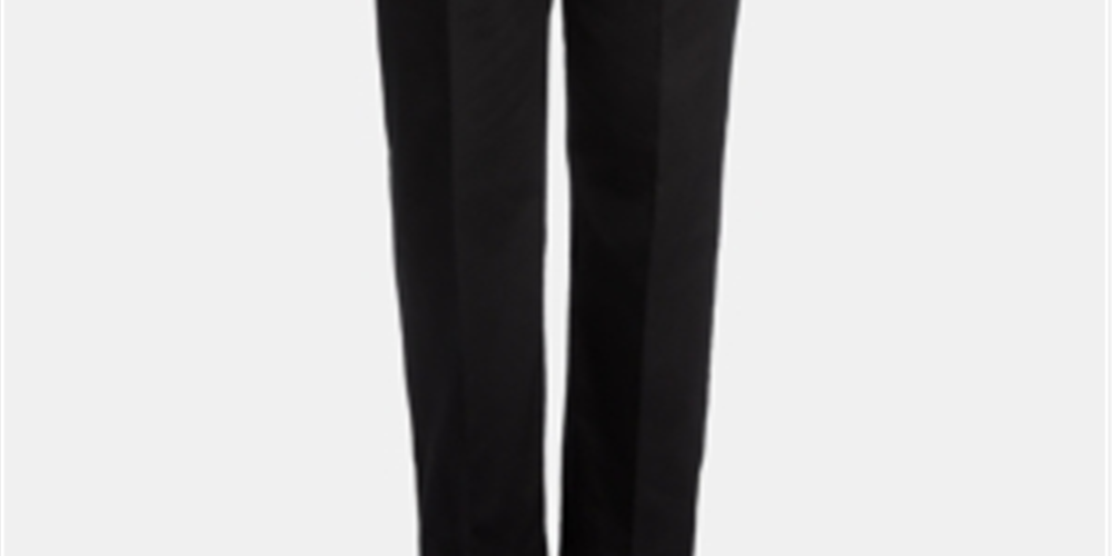 Alfred Dunner Women's Dress Tailored Traditional Fit Pants Black Size 12P