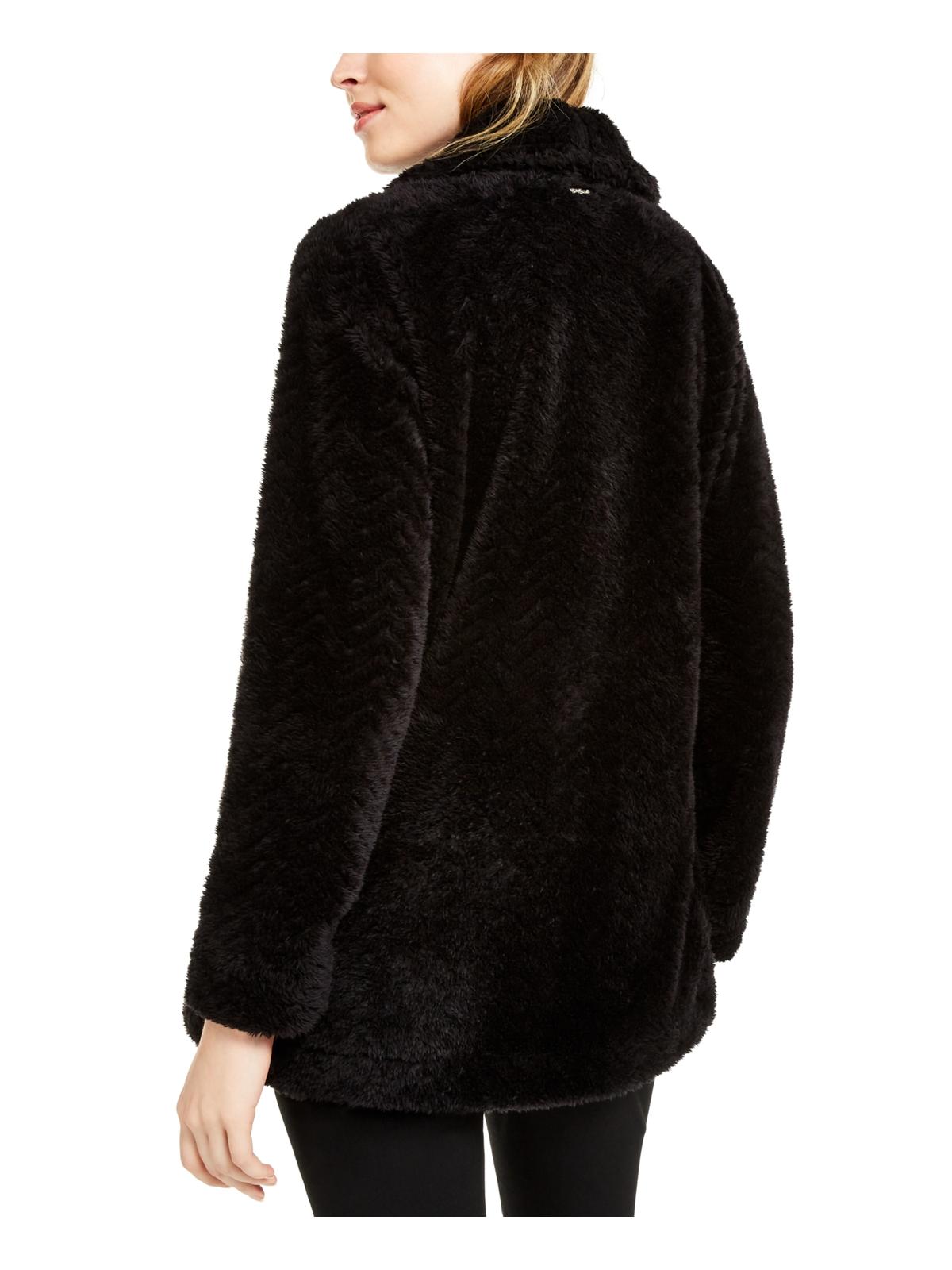 Calvin Klein Women's Long Sleeve Cardigan Sweater Black Size Small