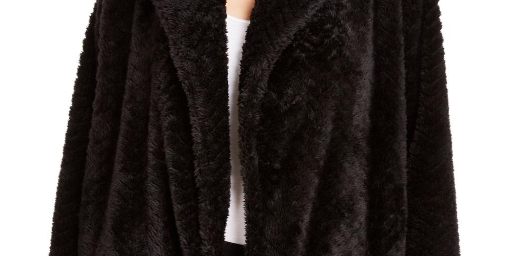 Calvin Klein Women's Long Sleeve Cardigan Sweater Black Size Small