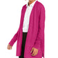 Charter Club Women's Open Front Cardigan Pink Size X-Large