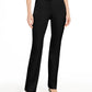 Alfani Women's Belted Wide Waistband Trouser Pants  Black Size 12P