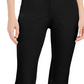 Alfani Women's Belted Wide Waistband Trouser Pants  Black Size 12P