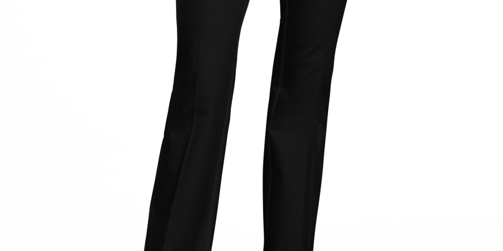 Alfani Women's Belted Wide Waistband Trouser Pants  Black Size 12P