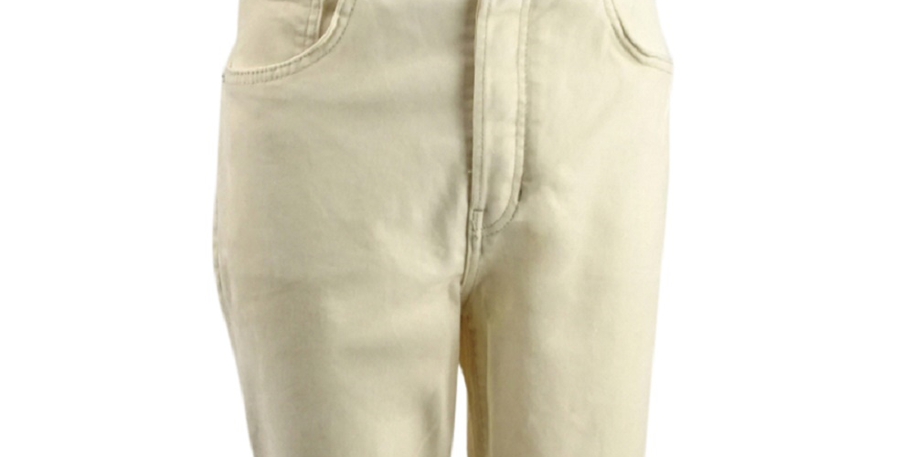 Free People Women's Velvet Skinny Pants Natural Size 29