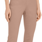 Alfani Women's Petite Hardware-Waist Trouser Pants Dark Pink Size 6 P
