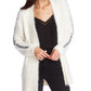1.STATE Women's Whipstitch Eyelash Cardigan Sweater White