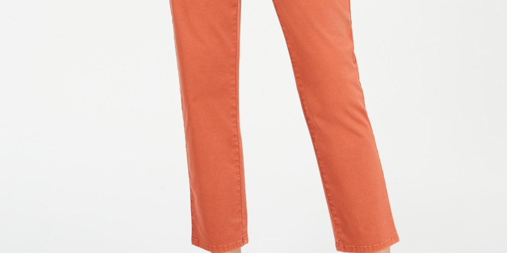 Style & Co Women's Chino Pants Orange Size 18