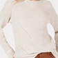 Style & Co Petite Marled-Knit Sweater Lt Beige Size Petite X-Large