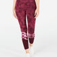 Ideology Women's Acid Wash Active Wear Skinny Leggings Purple Size Small