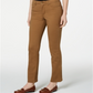 Charter Club Women's Lexington Straight Leg Jeans Brown Size 16S