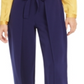 Bar III Women's Wide Leg Tie Front Pants Dark Blue Size XX-Large
