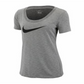 Nike Women's Dry Logo Training T-Shirt Gray Size Small