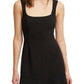 French Connection Women's Dorotea Flounced Square Necl Fit & Flare Dress Black Size 0