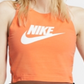 Nike Women's Top Orange Size Small