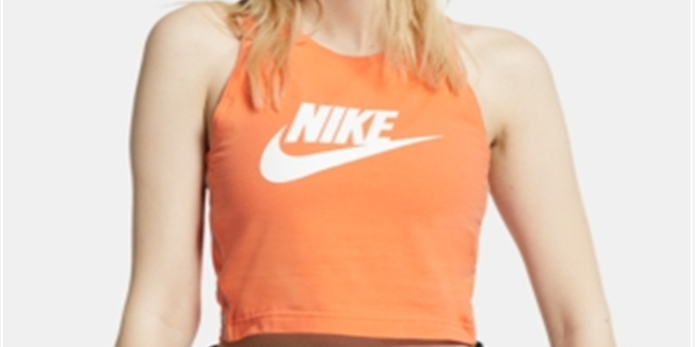 Nike Women's Top Orange Size Small