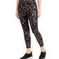 ID Ideology Women's Printed Leggings Black Size Large