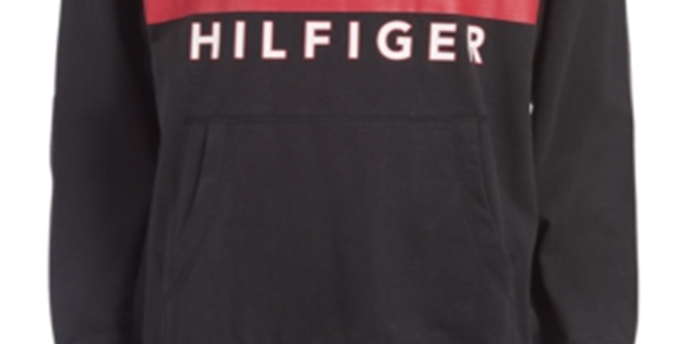 Tommy Hilfiger Little Boy's James Logo Lightweight Hoodie Gray Size 6
