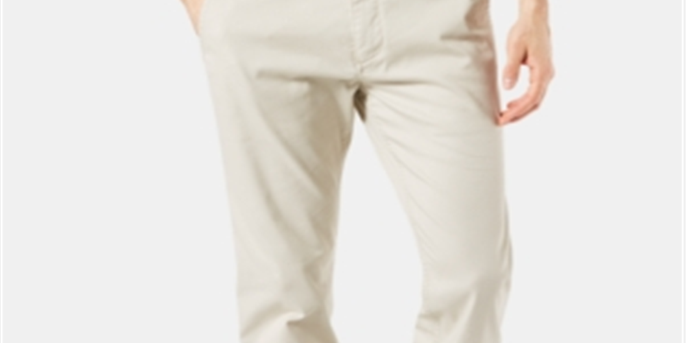 Dockers Men's Sorbtech Stretch Cotton Blends Pants Beige Size 30X30