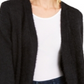 INC International Concepts Women's Eyelash Cardigan Black Size Large
