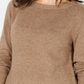 Karen Scott Women's Solid Curved Hem Tunic Brown Size XX-Large