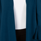 Alfani Women's Tie Sleeve Cardigan Blue Size Petite Small