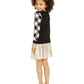 Charter Club Little Girls Buffalo Check Family Sweater White Size 2T