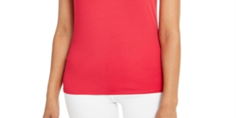 Thalia Sodi Women's Ladder Trim Tank Top Pink Size X-Large