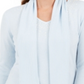 Karen Scott Women's Embellished Scarf Sweater Blue Size XX-Large