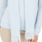 Karen Scott Women's Embellished Scarf Sweater Blue Size XX-Large