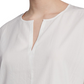 Eileen Fisher Women's Slit Neck Short Sleeve Boxy Sandwash Tunic White Size L