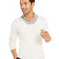 Tasso Elba Men's Lightweight Long Sleeve Mock Classic Fit Sweater Brown Size Large