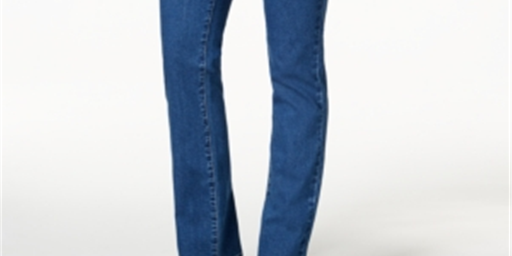 Charter Club Women's Lexington Straight Leg Jeans Blue Size 18X4.5