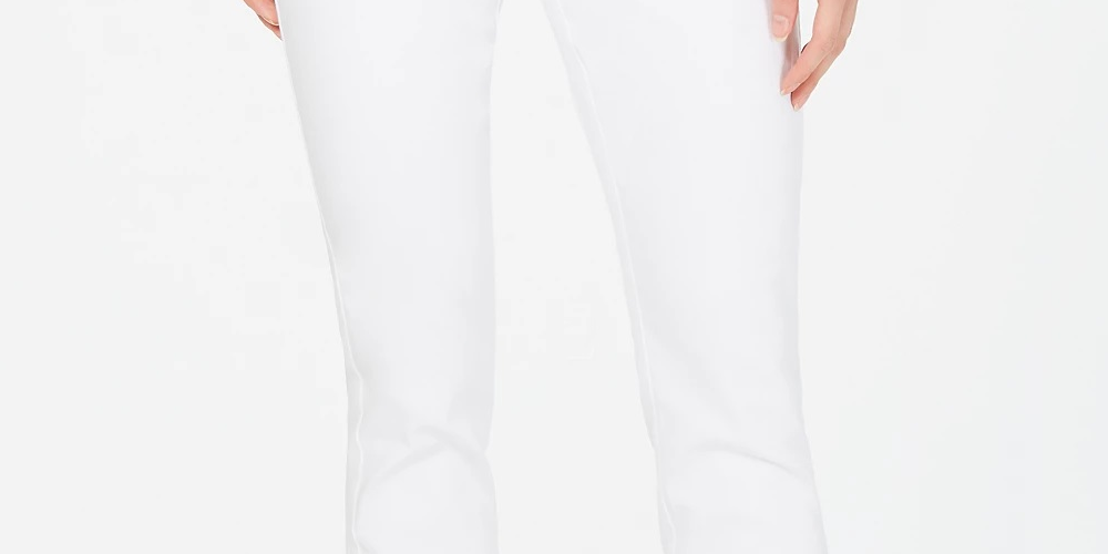 Charter Club Women's Chelsea Stretch Twill Skinny Pants White Size 12 Petite