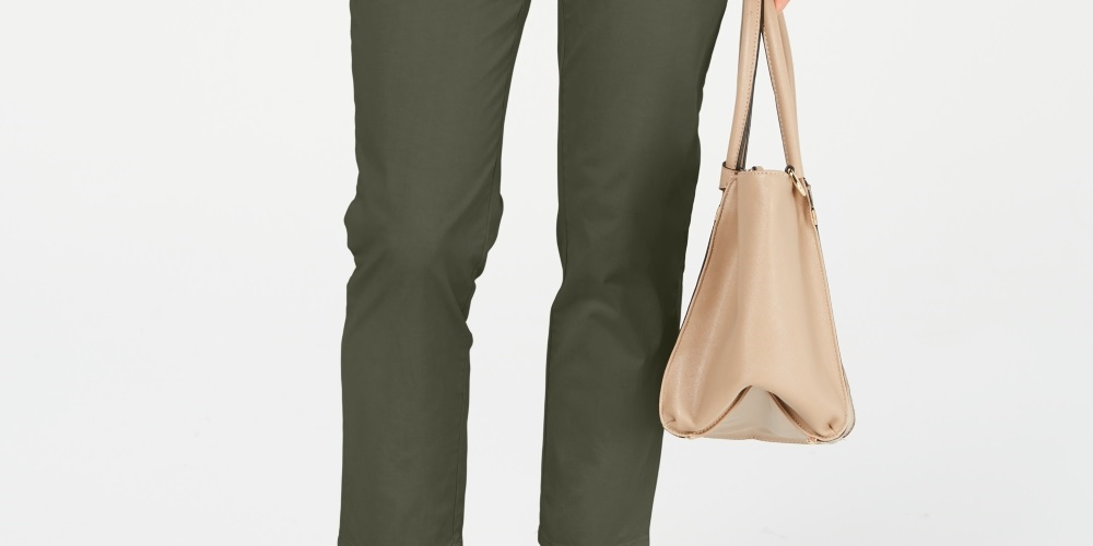 Style & Co Women's Chino Pants Green Size 6