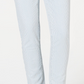 Charter Club Women's Striped Tummy Control Skinny Ankle Jeans Blue Size 8