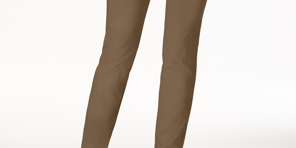 Charter Club Women's Slim Leg Pants Brown Size 2 Petite