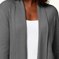 Karen Scott Women's Shawl Collar Cardigan Gray Size Medium