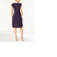 Love Scarlett Women's Fit & Flare Hardware Cutout Dress Purple Size Petite X-Large