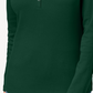 Karen Scott Women's Cotton Henley Top Green Size X-Large