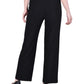 NY Collection Women's Pull On Straight Leg Pants Black Size Petite X-Large-