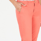 Tommy Hilfiger Women's Hampton Straight-Leg Pants Orange Size 6