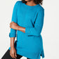 Karen Scott Women's Cotton Sweater Blue Size Small