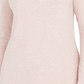 Charter Club Women's Ribbed Boat Neck Top Pink Size PM