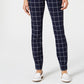 Charter Club Women's Windowpane Pants Blue Size 4
