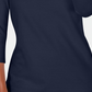 Karen Scott Women's Petite Cotton Studded Boat-Neck Top Navy Size PS