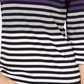 Karen Scott Women's Petite Striped Colorblocked Top Purple Size PL