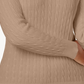 Karen Scott Women's Cotton Cable Knit Sweater Brown Size Petite X-Large