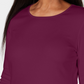 Karen Scott Women's Satin-Trim Scoop-Neck Top Red Size Medium