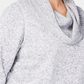 Ideology Women's Plus Size Cowl-Neck Pullover White Size 1X