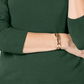 Karen Scott Women's Turtleneck Sweater Green Size Large